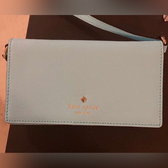 Kate Spade blue Crossbody Wallet / phone case - Picture 8 of 9